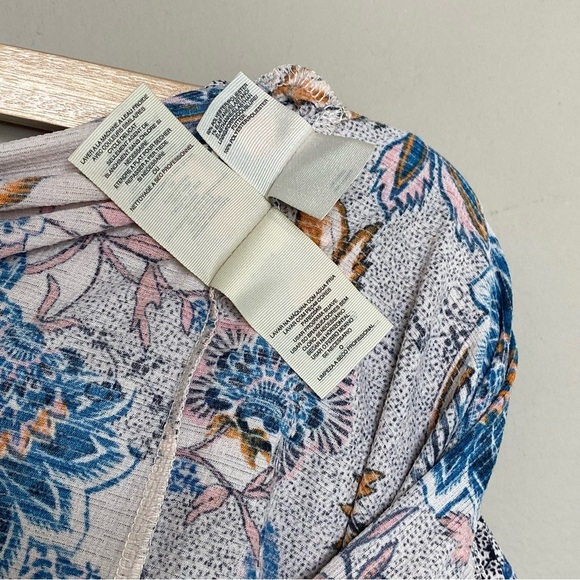 RACHEL Rachel Roy Off The Shoulder Strapless Midi Floral A-Line Dress Medium - Picture 16 of 16